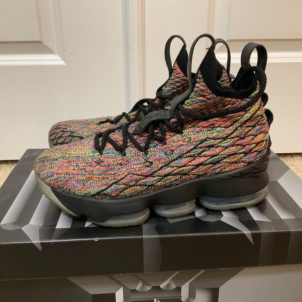 Lebron XV Muti-color/black ‼️Sale‼️